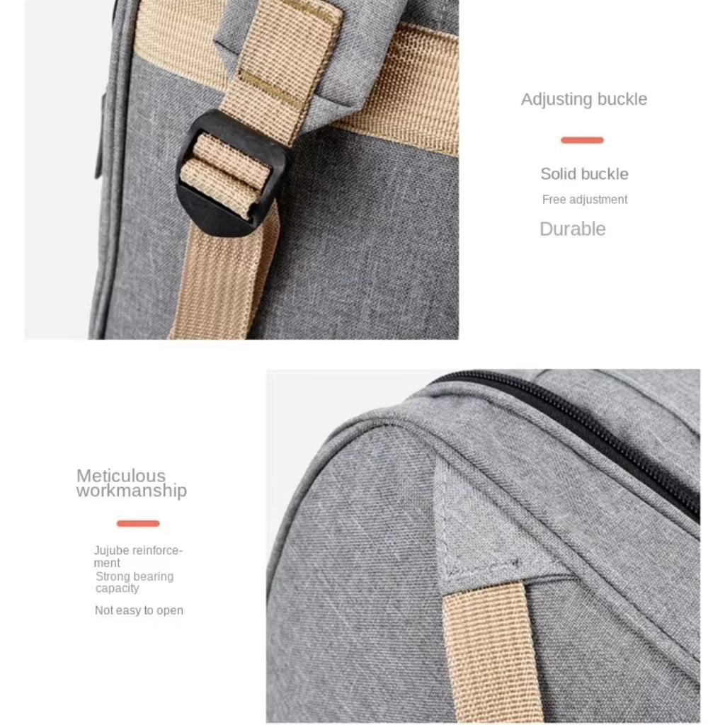 MyBabyCosy Essential Bag | 3-in-1 Convertible Baby Bag