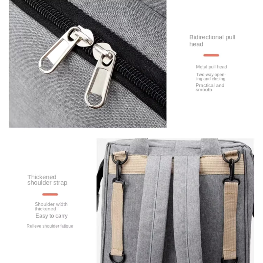 MyBabyCosy Essential Bag | 3-in-1 Convertible Baby Bag