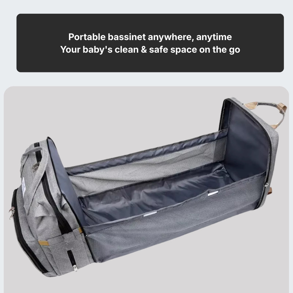 MyBabyCosy Essential Bag | 3-in-1 Convertible Baby Bag