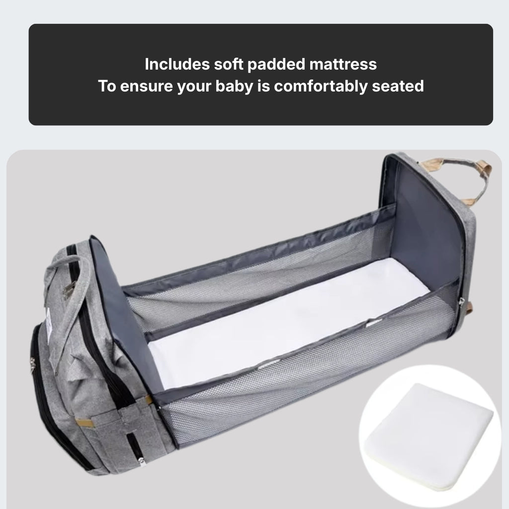 MyBabyCosy Essential Bag | 3-in-1 Convertible Baby Bag