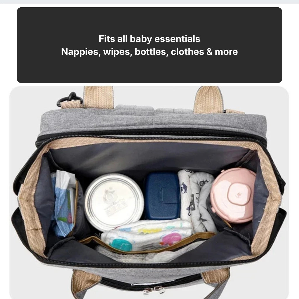 MyBabyCosy Essential Bag | 3-in-1 Convertible Baby Bag