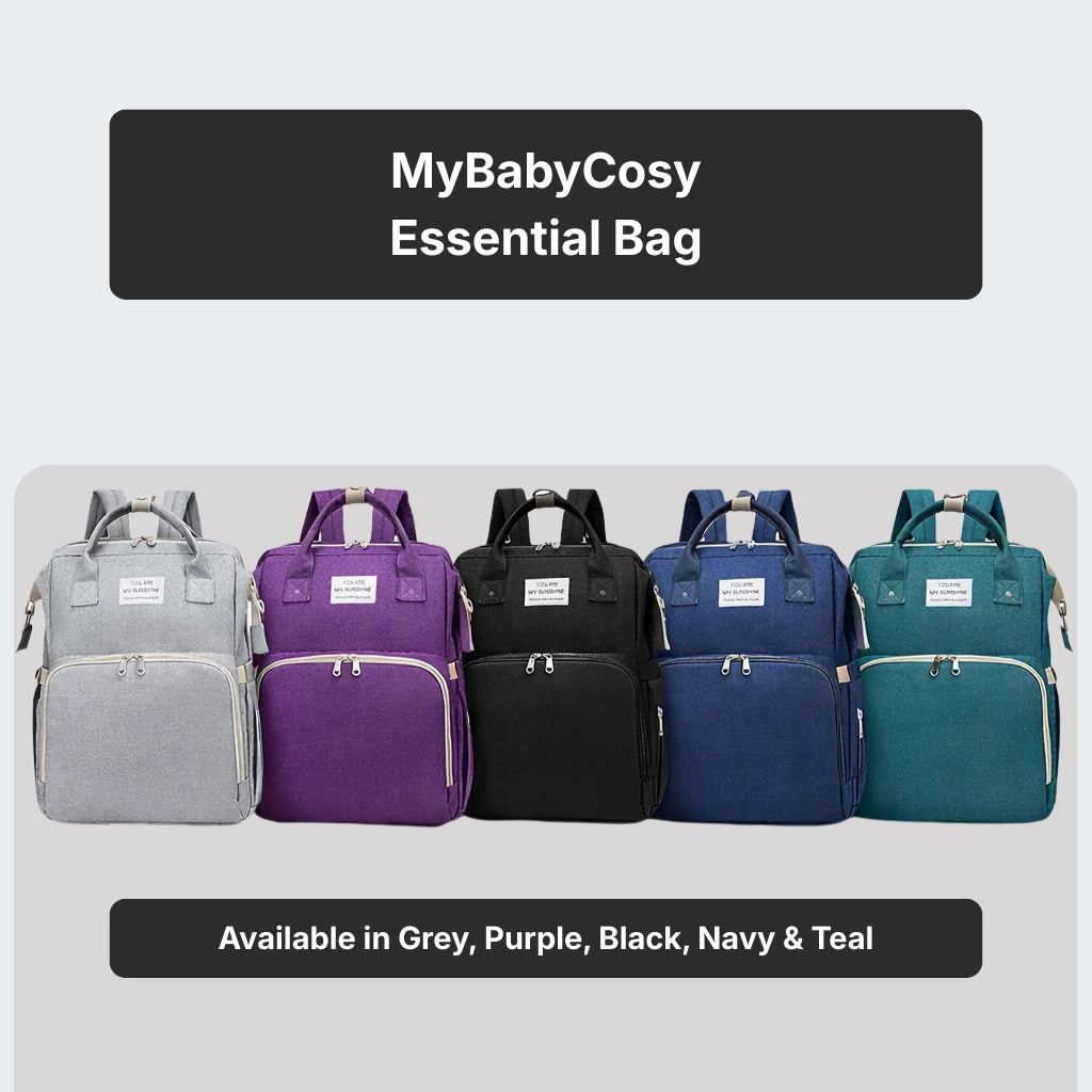 MyBabyCosy Essential Bag | 3-in-1 Convertible Baby Bag