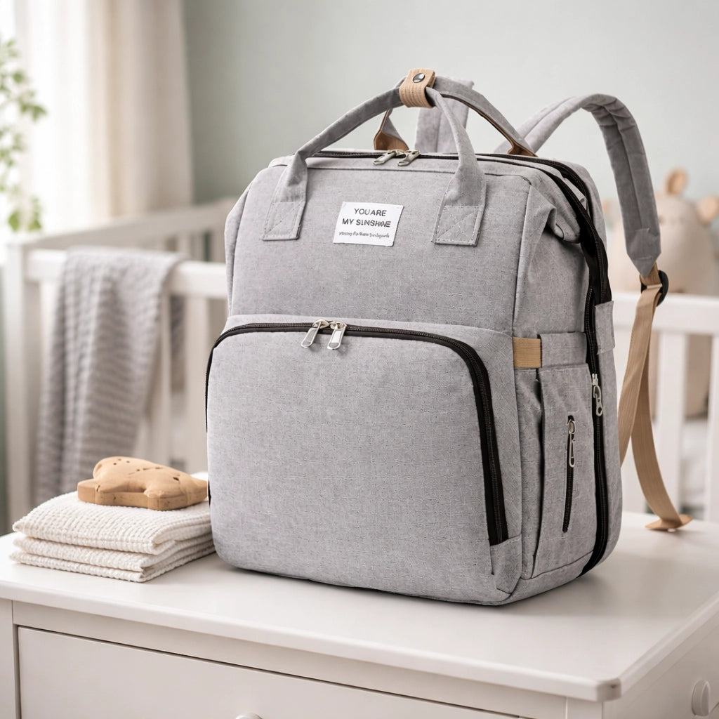 MyBabyCosy Essential Bag | 3-in-1 Convertible Baby Bag